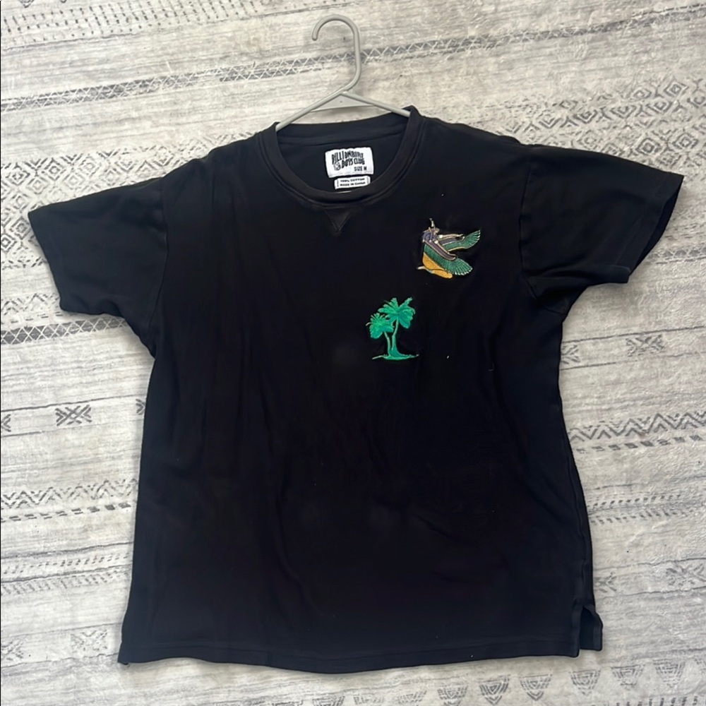 Billionaire Boys Club Black Tee with Green Accents
